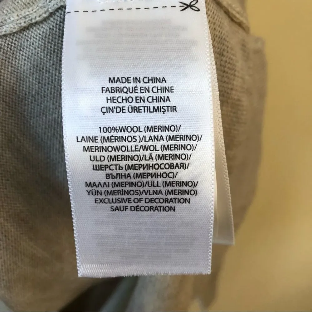 Ralph Lauren Wool Quarter Zip Sweater